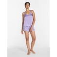 thumbnail image 3 of Joyspun Women’s Stretch Satin Cami and Shorts Pajama Set, 2-Piece, Sizes XS-3X, 3 of 6