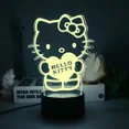 thumbnail image 3 of Sanrio luz de noche de Anime para niños, Hello Kitty Melody Kuromi Cinnamoroll, luz LED, dormitorio, cabecera, habitación, decoración, juguete, regalo, 3 of 5