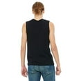 thumbnail image 2 of The Bella + Canvas Unisex Jersey Muscle Tank Top - BLACK - S, 2 of 3