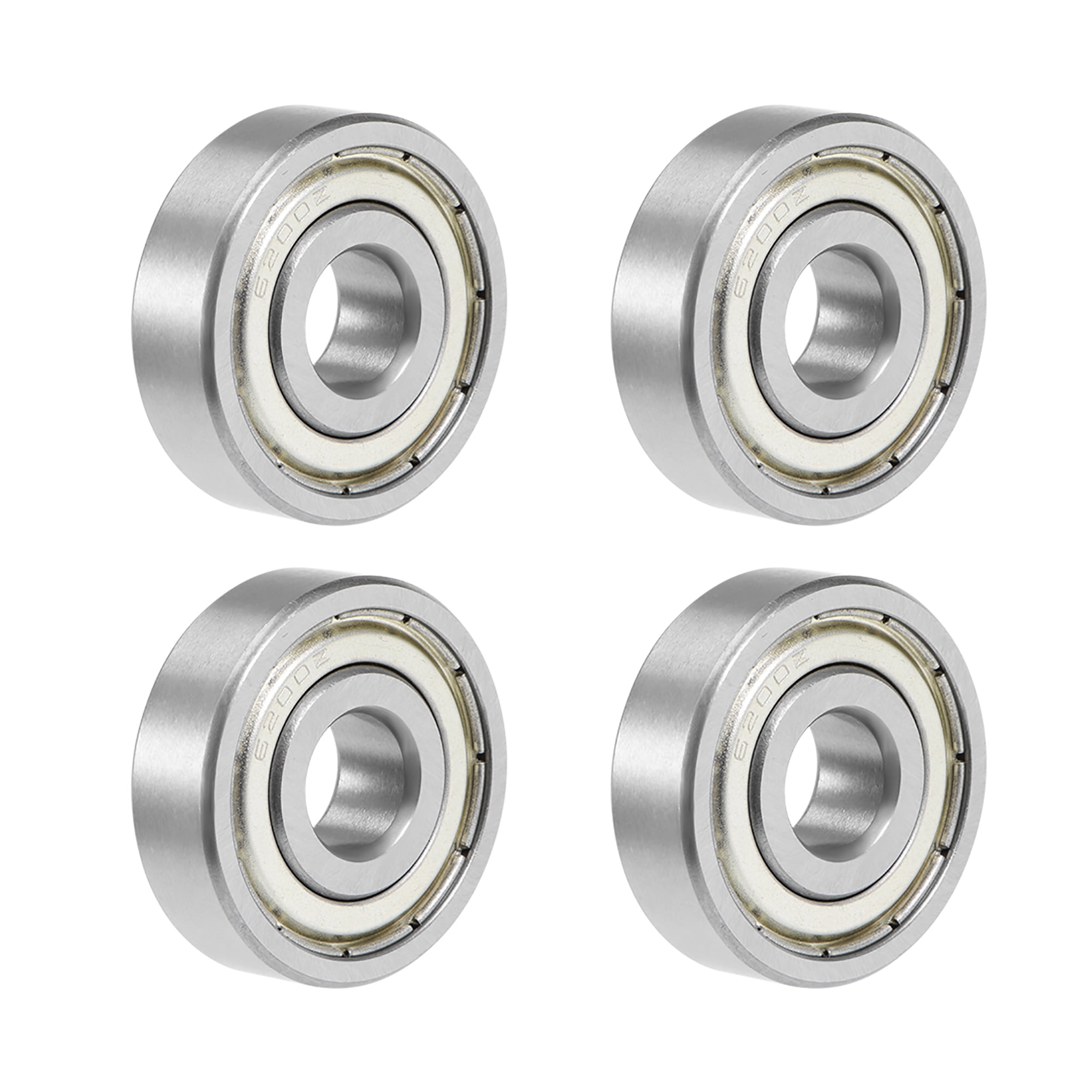 6200ZZ Ball Bearing 10x30x9mm Double Sealed Chrome Steel Bearings 4pcs