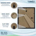 thumbnail image 6 of Icona Bay 5x7 Black Picture Frame, 1 Pack, Bliss Tabletop Frames, 6 of 7