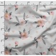 thumbnail image 2 of Soimoi Floral Vintage Printed Poly Canvas Fabric Decor Sewing Fabric By The Yard 56 Inch WideDecorative Fabric For Curtains Tote bags Beige, 2 of 5