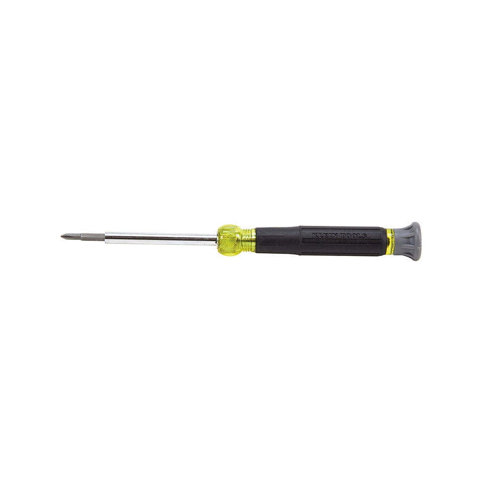Klein Tools 32581 4-in-1 Precision Electronics Screwdriver with Industrial Strength Bits
