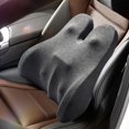 thumbnail image 5 of Huanglei Back Support Pillow For Chair Lumbar Support Pillow For Car Gaming Chair Memory Foam Back Cushion With Removable Pillowcase Ergonomic For Improve Sitting Posture, 5 of 5