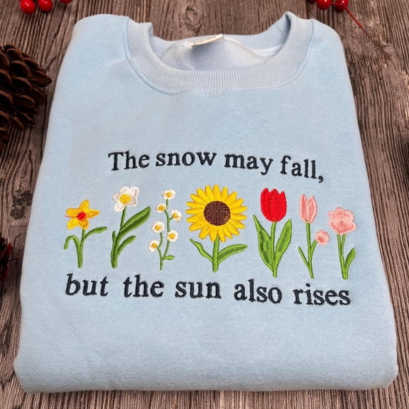 Sweatshirt Katniss Everdeen Mockingjay Embroidered Sweatshirt, Sunrise on the Reaping Crewneck, Bookish Embroidery Gift