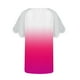 thumbnail image 3 of Mujeres Tops Casual verano encaje manga corta Split cuello túnica impresa camisetas camisetas Tops OAVQHLG3B Store lin121212, 3 of 4