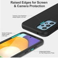 thumbnail image 3 of Case for Samsung Galaxy A52 5G, Galaxy A52 Case with Built in Screen Protector, Full Body Shockproof Phone Case Rugged Protective Cover for Samsung Galaxy A52 5G / A52 4G (Black), 3 of 8