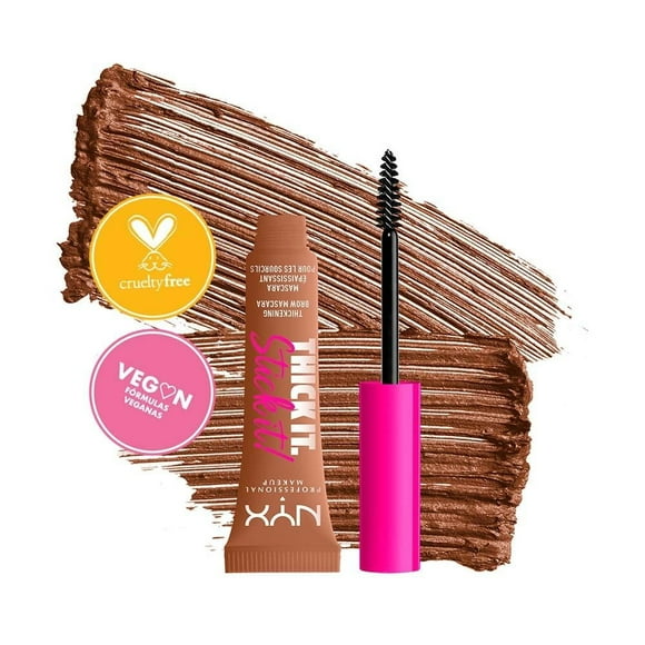 Máscara de Cejas Nyx Professional Makeup Thick It. Stick It! Auburn 7 ml