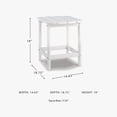 thumbnail image 5 of Bowery Hill Patio End Table in White, 5 of 9