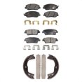 thumbnail image 1 of Transit Auto Front Rear Semi-Metallic Brake Pads and Parking Shoes Kit for Car Hyundai Genesis 3.8L KFN-100748, 1 of 11