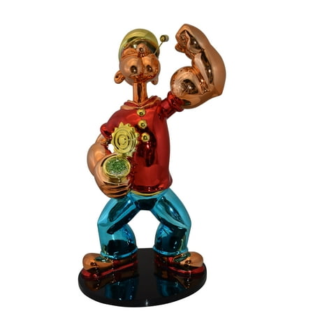 Popeye with Red shirt Resin Statue Size: 18" x 16" x 31"H