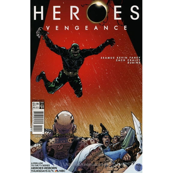 Heroes: Vengeance #1 VF ; Titan Comic Book