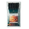 Faber-Castell PITT Artist Brush Pen Set, 6-Color Terra Set