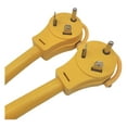 thumbnail image 2 of RV 30A to 50A Adapter, Dual TT-30P to 14-50R Y Splitter Cord - 3ft - Heavy Duty 10/6AWG Copper Wire - Power Two 30A Outlets for 50A RV, 2 of 3