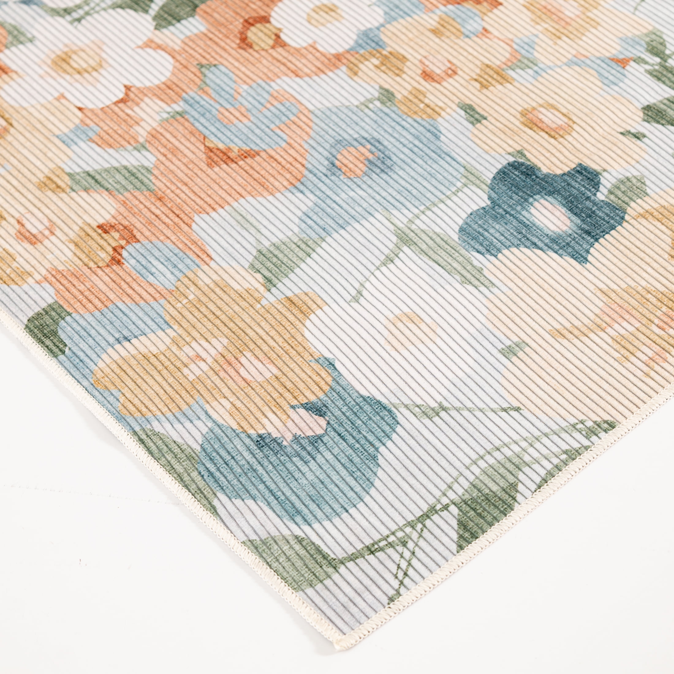 Mainstays 5'x7' Washable Floral Cluster Indoor Area Rug