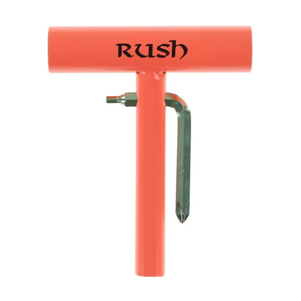 RUSH Skateboard Tool All in One Skate Tool Red