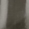 thumbnail image 2 of Quality Home Faux Silk Grommet Top Blackout Curtain Pair - Dk.Grey, 2 of 3