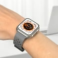 thumbnail image 3 of Sport Band Compatible with Apple Watch Band 42mm 44mm 45mm 49mm for Women Men,Magnetic Silicone Breathable Wristband Replacement Strap for iWatch Ultra 2 SE Series 9 8 7 6 5 4 3 2 1,Cream, 3 of 7