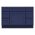 thumbnail image 5 of 48 in. W x 21 in. D x 32.5 in. H Bath Vanity Cabinet without Top in Blue, 5 of 5