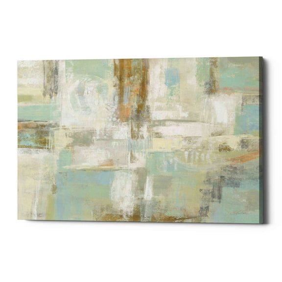 "Shades of Celedon" by Silvia Vassileva, Giclee Canvas Wall Art, 12"x18"
