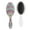 White-61, variant on Rustic Farmhouse Hair Brush, Bloom Blossom Pattern Detangling Paddle Brush with Artistic Watercolor Floral Design