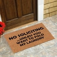 thumbnail image 5 of Area Rugs,No Soliciting Doormat Welcome Doormat Carpet Doormat No Soliciting We Have Found Please Go Doormat, 5 of 7