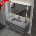 thumbnail image 4 of Bathroom Cabinete Modern Full Set Rock Plate Integrated Bathroom Vanities Cabinet Combination Modern Light Luxury Hanging Toilet My Lux Decor Round, 4 of 6