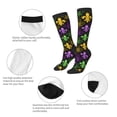 thumbnail image 6 of Balery Mardi Gras1 Fun Novelty Socks Men'S Women'S Crew Socks Funny Crazy Novelty Socks Quirky And Cool Socks, 6 of 9