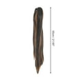 thumbnail image 6 of Unique Bargains 1 Pc Long Straight Hair Wig Hair Clips for Hair Extension 21.65" Length Black Light Brown, 6 of 6