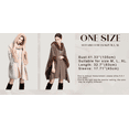 thumbnail image 2 of Women's Luxury Batwing Sleeve Faux Fur Hooded Cloak Poncho Sweater Cape, 2 of 6