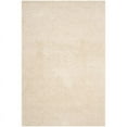 thumbnail image 2 of SAFAVIEH Laguna Neven Plush Solid Shag Area Rug, Beige, 6'7" x 6'7" Round, 2 of 7