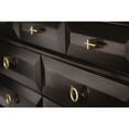 thumbnail image 4 of Formosa 9-drawer Dresser Americano and Rose Brass, 4 of 5
