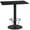 Black, variant on Flash Furniture 24'' x 42'' Rectangular Black Laminate Table Top with 24'' Round Bar Height Table Base and Foot Ring