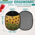 thumbnail image 2 of Yellow Sunflowers In Full Bloom Kitchen Pot Mat, 7.5x9.4 in Kitchen Mat for Oven, Heat Resistant Soft Quilted Cotton Lining for Safe Backing Cooking, 2PCS, 2 of 4