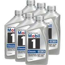 Mobil 1 128287 Classic Car Hi-Zinc 10W30 Full Synthetic Oil, 6 Qt