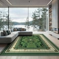 thumbnail image 2 of ODIKA 8'x10' Washable Area Rug Durable, Non-Slip Graphic Men Bold Borders Funky Bathroom Designer Anime Mens Cartoon for Living Room, Under Sectional, Family, 2 of 7