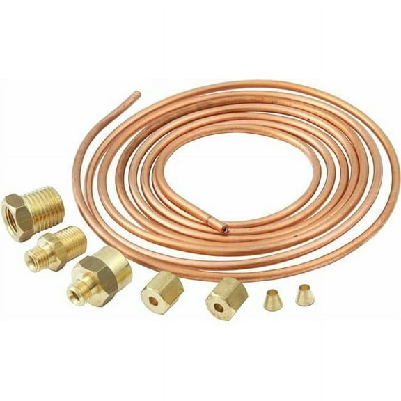 Copper Tube Kit with Fittings - 6 ft.