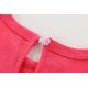 thumbnail image 5 of Gibobby Blusa Niñas Tops Niñas Camiseta Ocio Manga corta Sólido Niños Falbala Ropa Niñas Tops （Rosa， 7-8 Años), 5 of 5