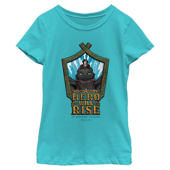 Girls How to Train Your Dragon A Hero Will Rise T Shirt