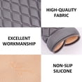 thumbnail image 4 of Deago Car Seat Cushion Pad Mat Comfort Seat Protector for Car Driver Seat Office Chair Home Use Breathable Seat Cover with Non Slip Bottom, 18.9" x 18.5" x 0.8", Gray, 4 of 9