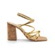 thumbnail image 2 of Sandalia con tacón Exterior Sintético Color Oro Para Mujer De RBCOLLECTION, 2 of 3