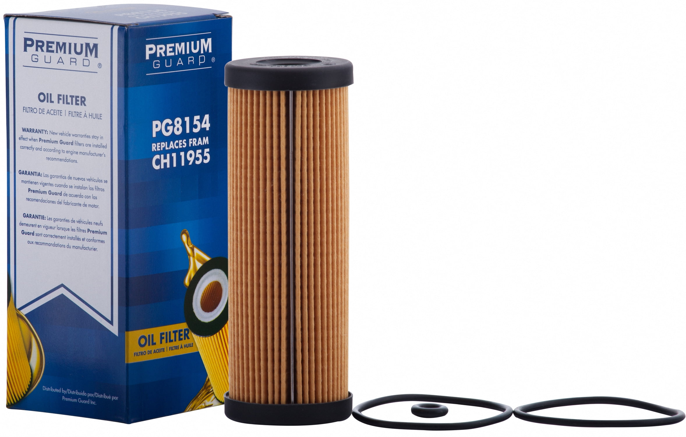 PG Oil filter PG8154 Fits 201519 Ford Edge, 201519 F150, 201719