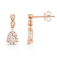 thumbnail image 2 of Diamaison 1/2 Cttw Natural White Diamond Pear Shape Earrings for Adult in 10Kp Gold, 2 of 5