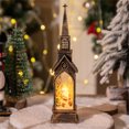 thumbnail image 3 of Christmas Decoration LED Electronics Wind Lantern Small Church Ornament Catholic Angel Jesus Holy Family Home Room Shelf Garnish, 3 of 5