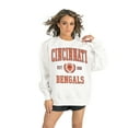 thumbnail image 3 of Women's Gameday Couture White Cincinnati Bengals Timeless Triumph Premium Fleece Pullover Sweatshirt, 3 of 5