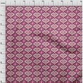 thumbnail image 3 of oneOone Polyester Lycra Fabric Ogee Flame Stitch Print Fabric By Yard 56 Inch Wide, 3 of 4