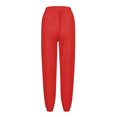 thumbnail image 4 of Kagetolytai Sweatpants Women Women's Casual Fashion Solid Colour Casual Sweatpants Drawstring Pants Yoga Pants Women Red L, 4 of 4