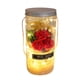 thumbnail image 2 of Ramo de flores de rosas de jabón hecho a mano, cadena de luces LED en botella con cuerda colgante para regalo de cumpleaños, aniversario de bodas de San Valentín, 2 of 8
