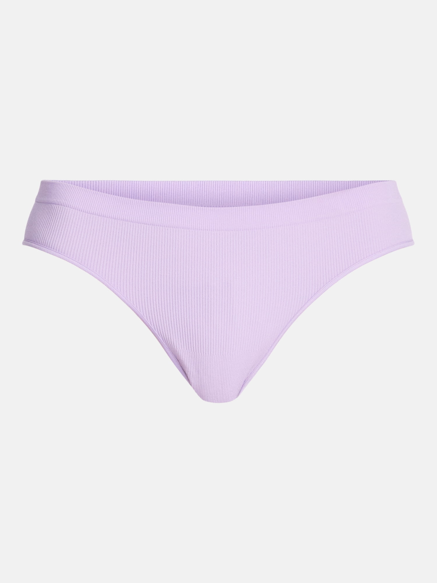 No Boundaries Seamless Thong Panties, 3 Pack, Women's XS-XXXL