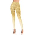 thumbnail image 2 of Gibobby Leggings térmicos mujer Leggings con estampado de moda para mujer Leggings elásticos pantalones casuales botas pantalones(Amarillo,CH), 2 of 5